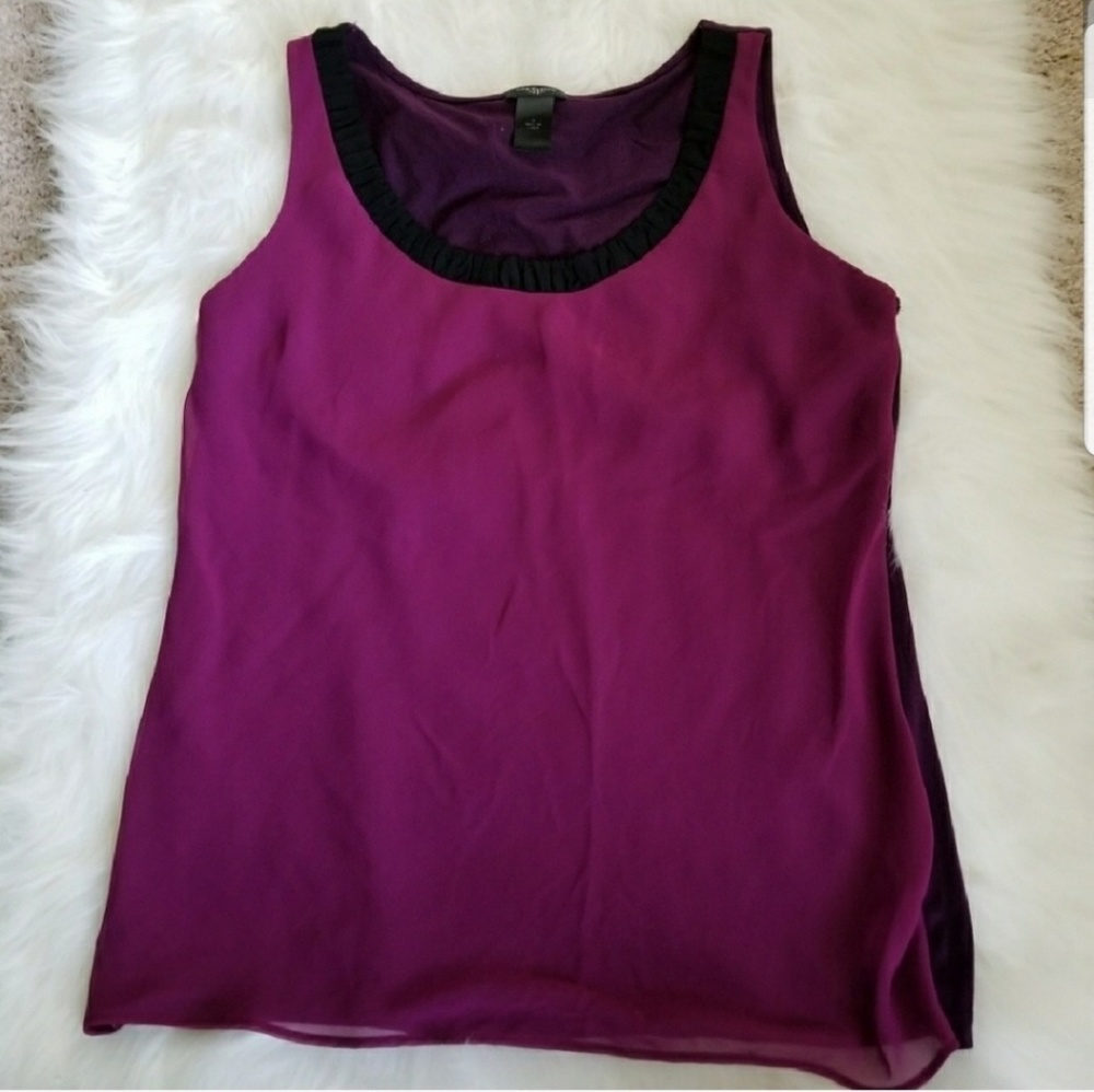 Ann Taylor | Chiffon Two Toned Blouse